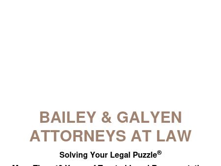 Bailey & Galyen Attorneys at Law
