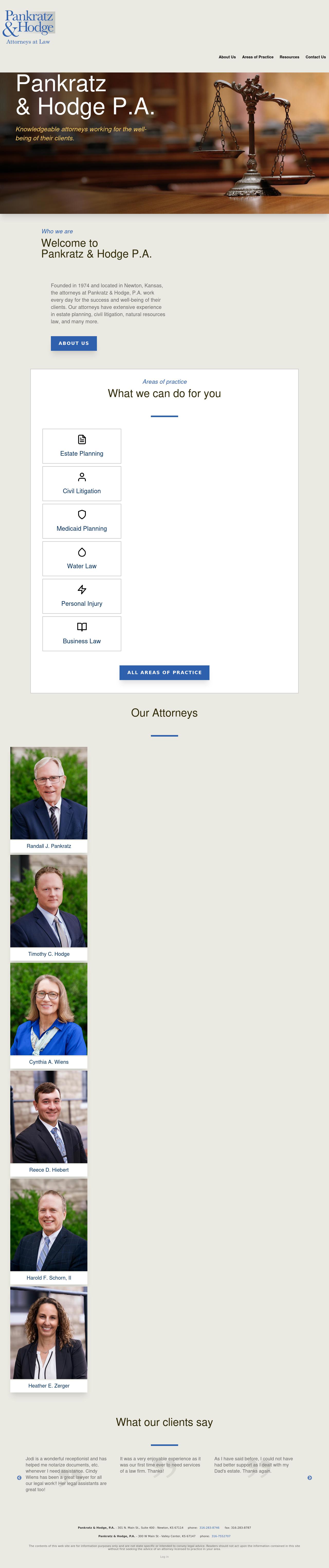 Adrian & Pankratz PA - Newton KS Lawyers