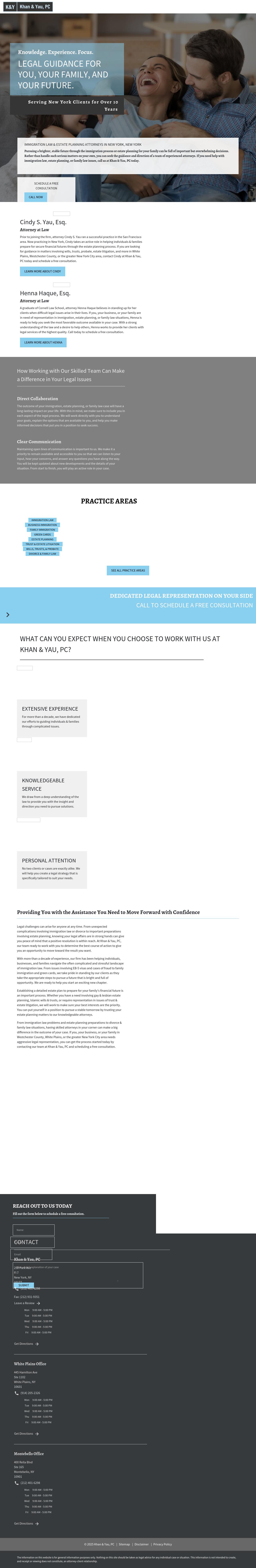 Ahmed & Yau, PC - White Plains NY Lawyers