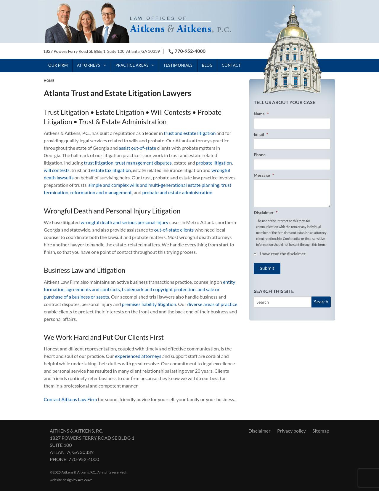 Aitkens & Aitkens, P.C. - Atlanta GA Lawyers