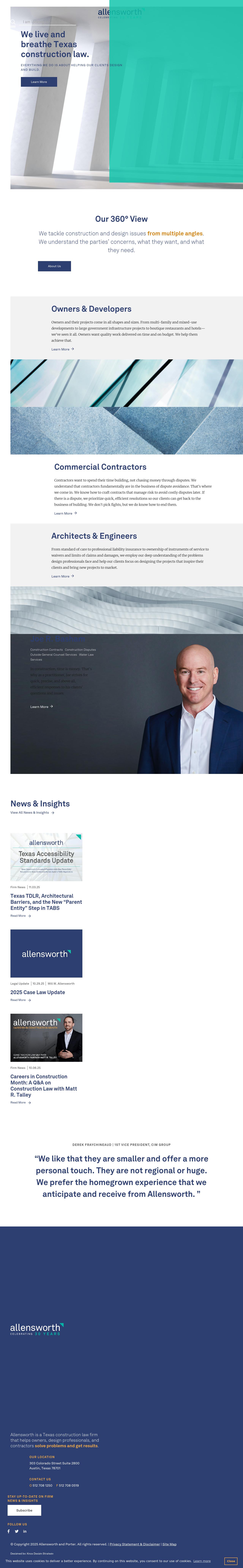 Allensworth and Porter, L.L.P. - Austin TX Lawyers