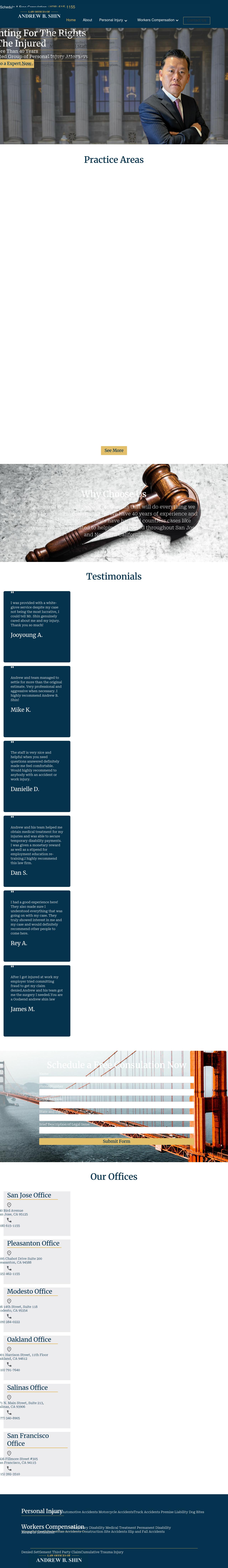 Law Offices of Andrew B. Shin - Salinas CA Lawyers