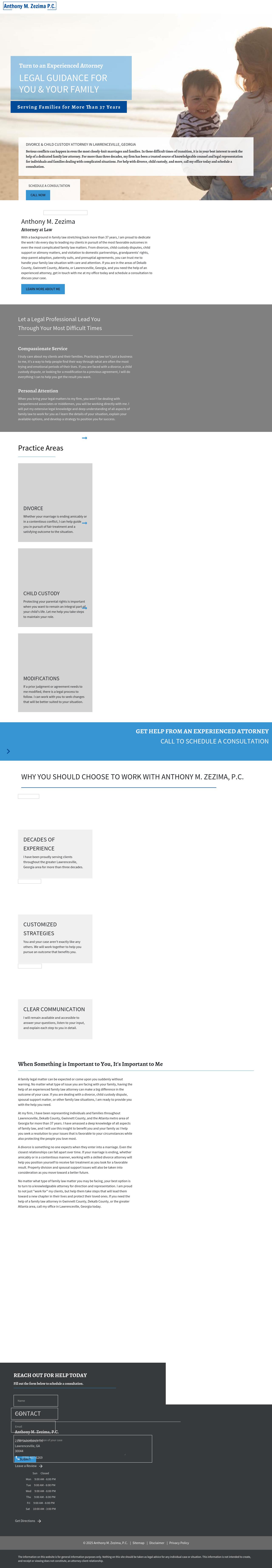 Anthony M. Zezima, P.C. - Atlanta GA Lawyers