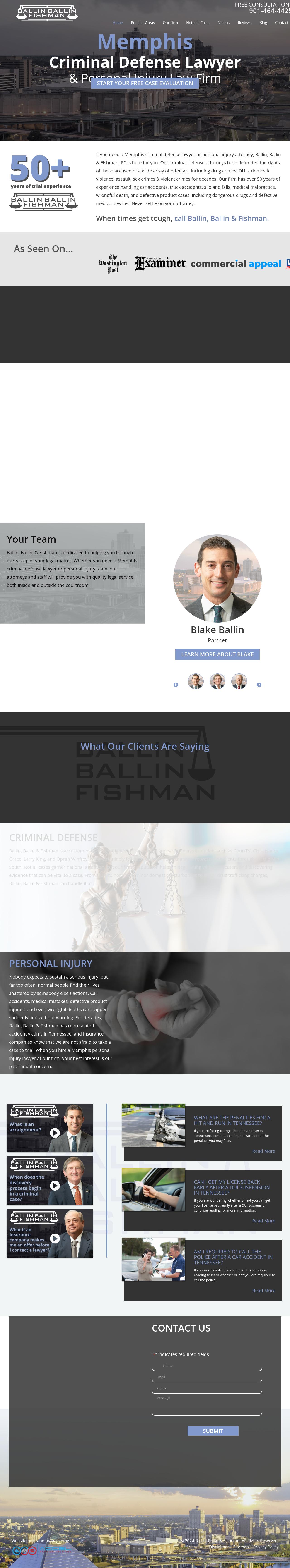 Ballin, Ballin & Fishman, PC - Memphis TN Lawyers