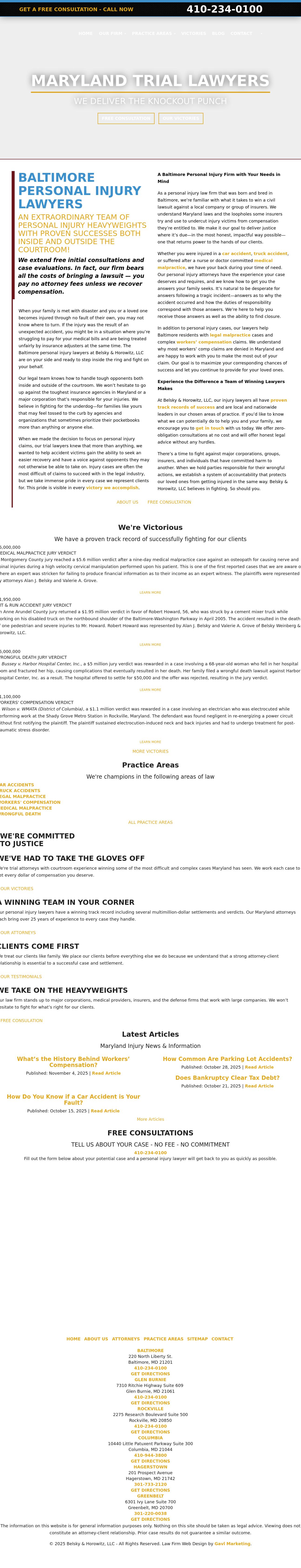 Belsky, Weinberg & Horowitz, LLC - Glen Burnie MD Lawyers