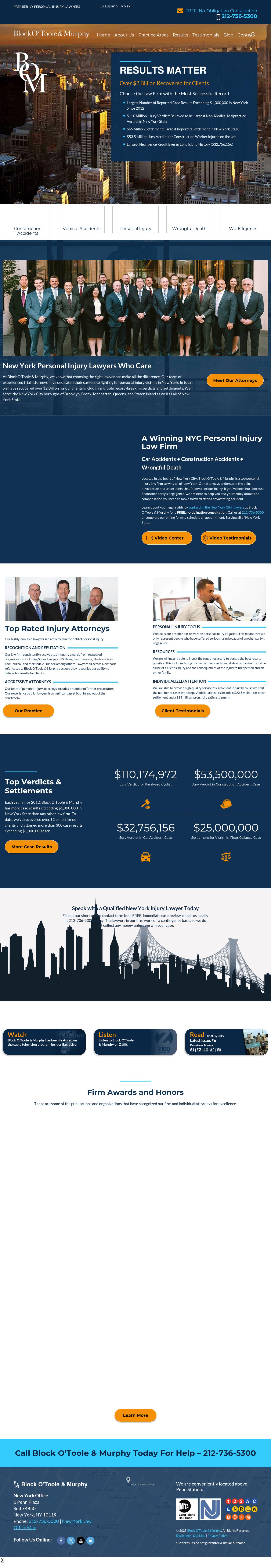 Block O'Toole & Murphy - New York NY Lawyers