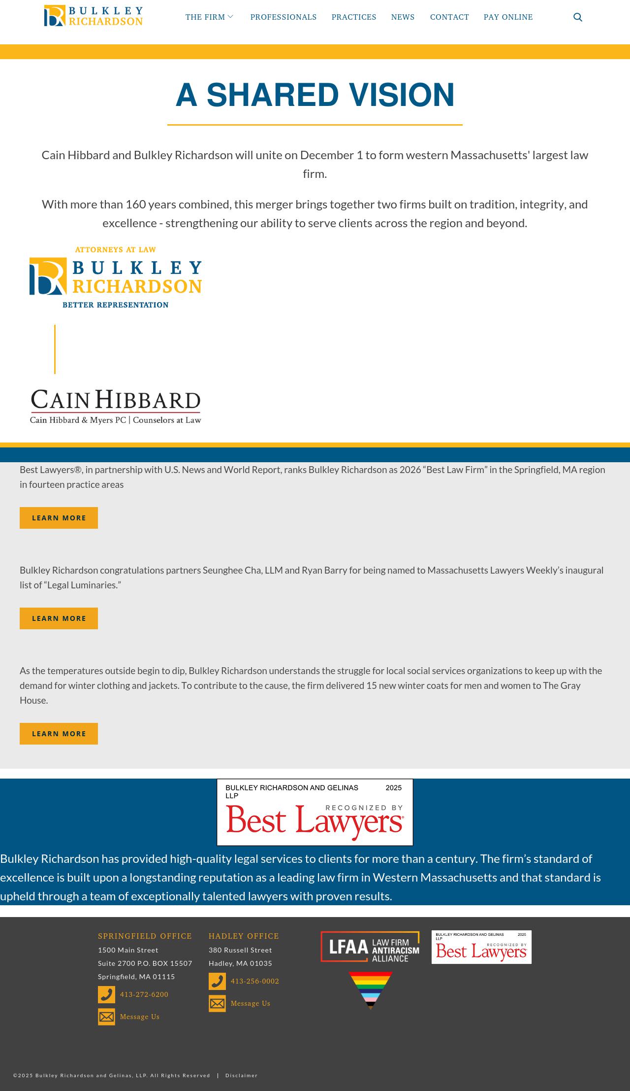 Bulkley, Richardson and Gelinas, LLP - Boston MA Lawyers