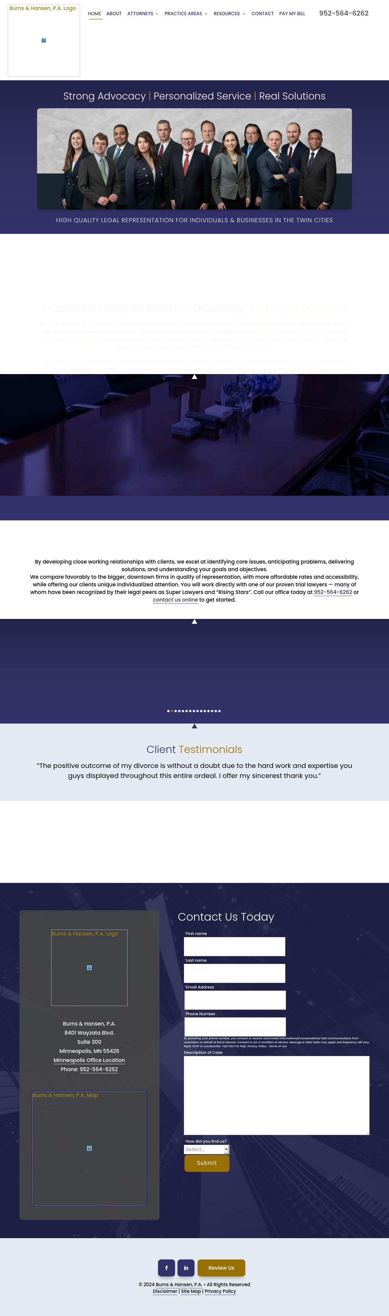 Burns & Hansen, P.A. - Minneapolis MN Lawyers