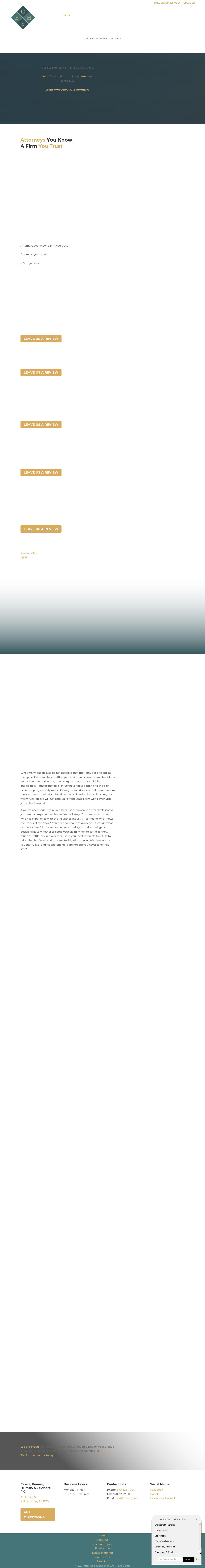 Casale & Bonner, P.C. - Williamsport PA Lawyers