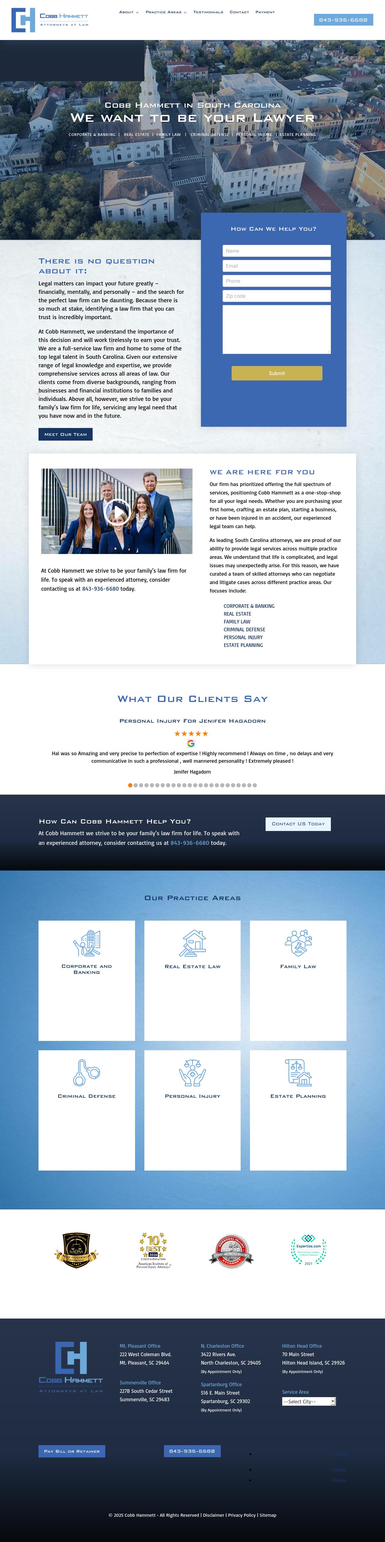 Cobb, Dill & Hammett, LLC - Mt. Pleasant SC Lawyers