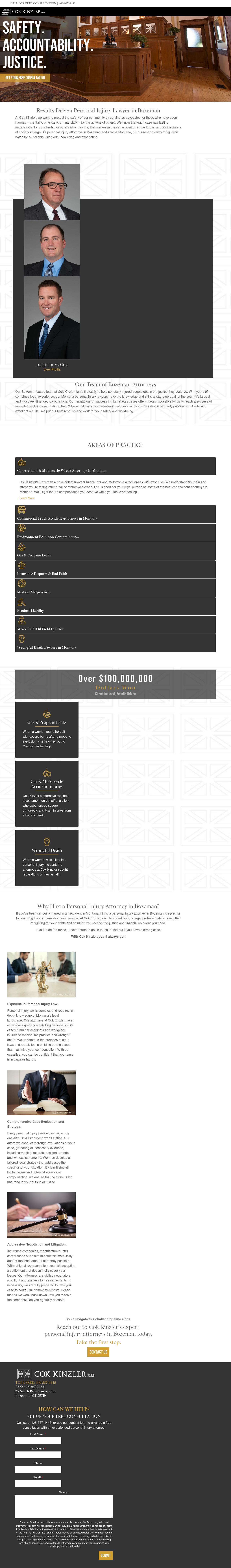 Cok Kinzler PLLP - Bozeman MT Lawyers