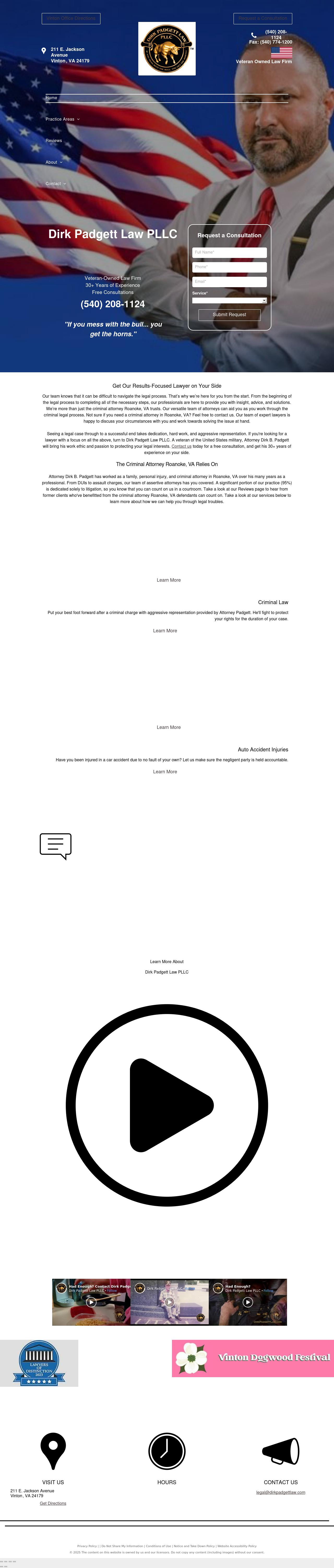 Dirk Padgett Law PLLC - Roanoke VA Lawyers