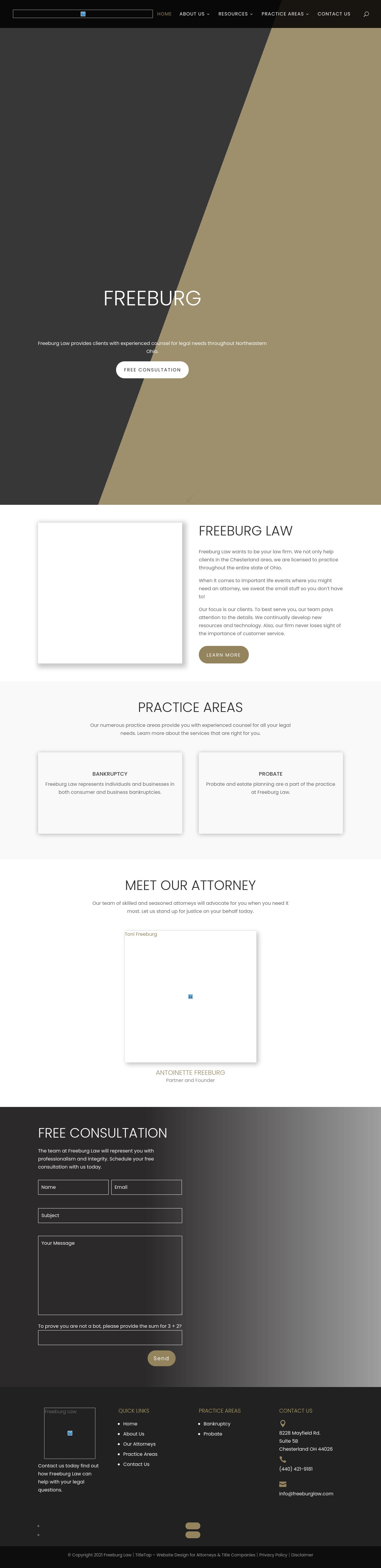 Freeburg Law Firm, LPA - Mayfield Village OH Lawyers