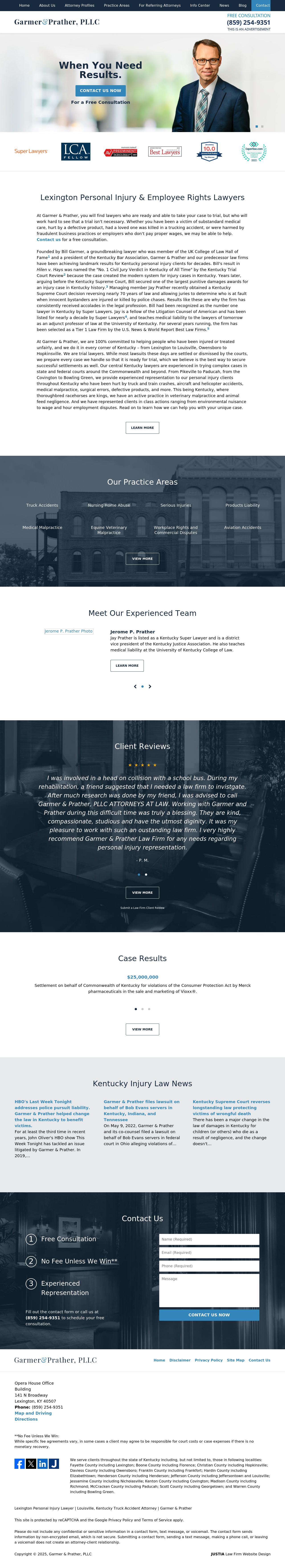 Garmer & Prather, PLLC - Lexington KY Lawyers