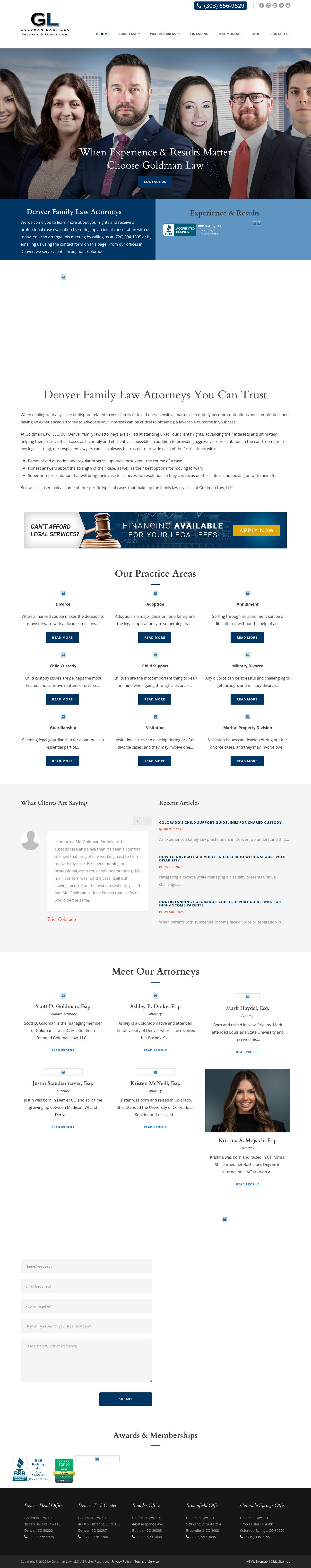 Goldman Law, LLC - Denver CO Lawyers