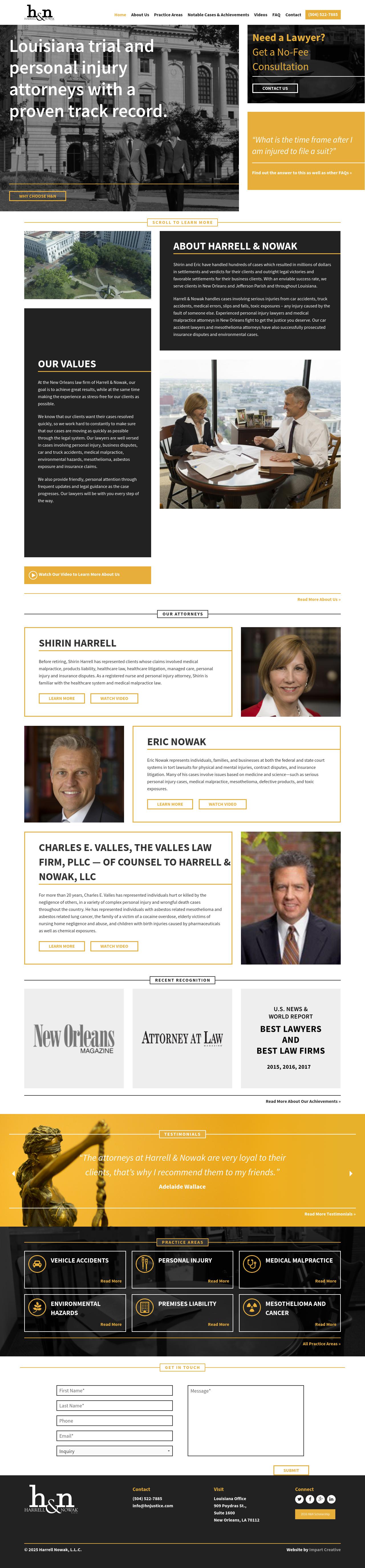 Harrell & Nowak, LLC - New Orleans LA Lawyers
