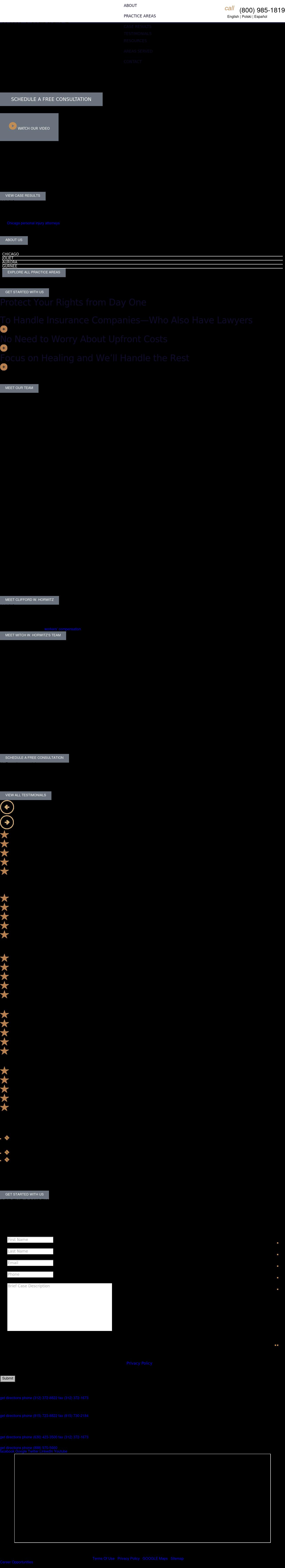 Horwitz, Horwitz & Associates, LTD - Joliet IL Lawyers