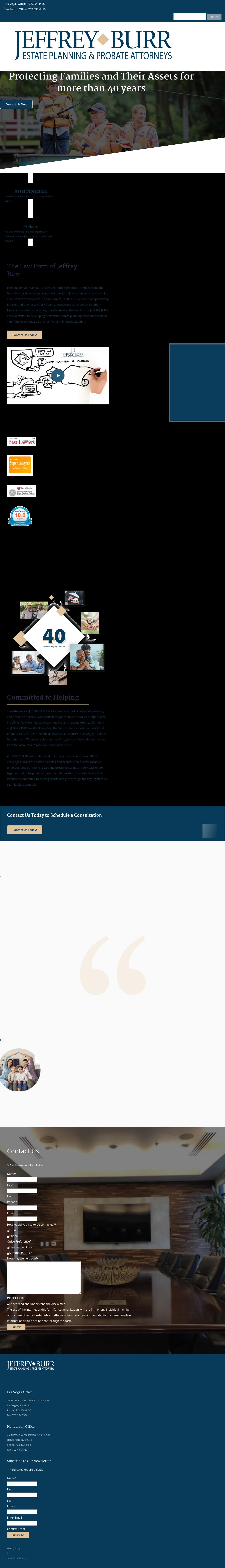 Jeffrey Burr - Henderson NV Lawyers