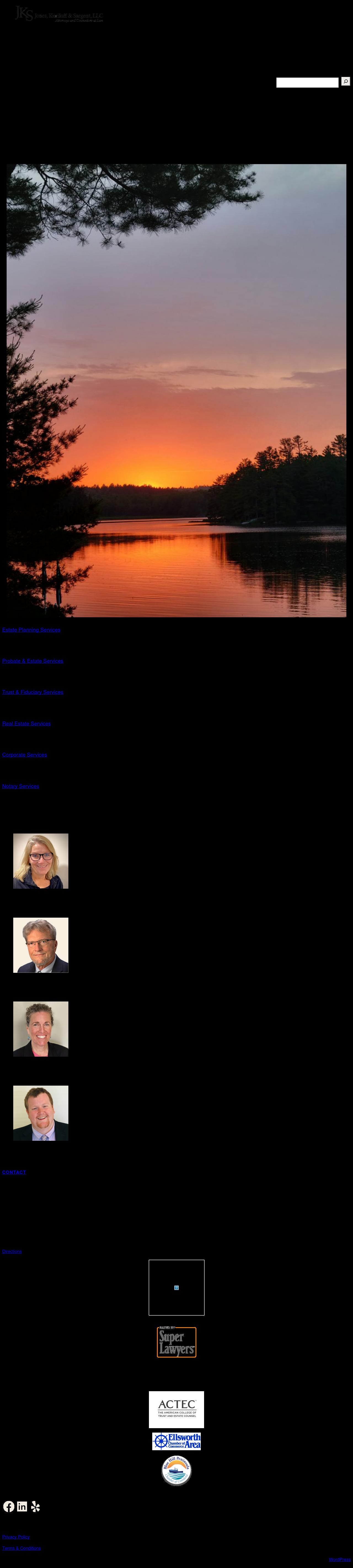 Jeffrey W. Jones, P.A. - Ellsworth ME Lawyers