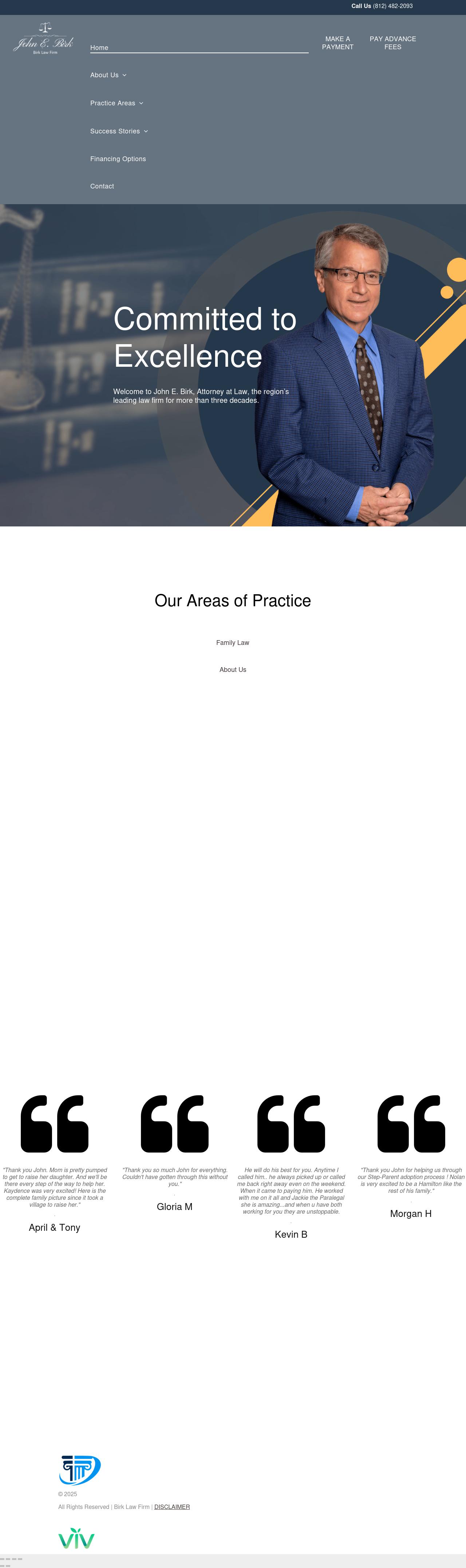 John E. Birk, Attorney at Law - Jasper IN Lawyers