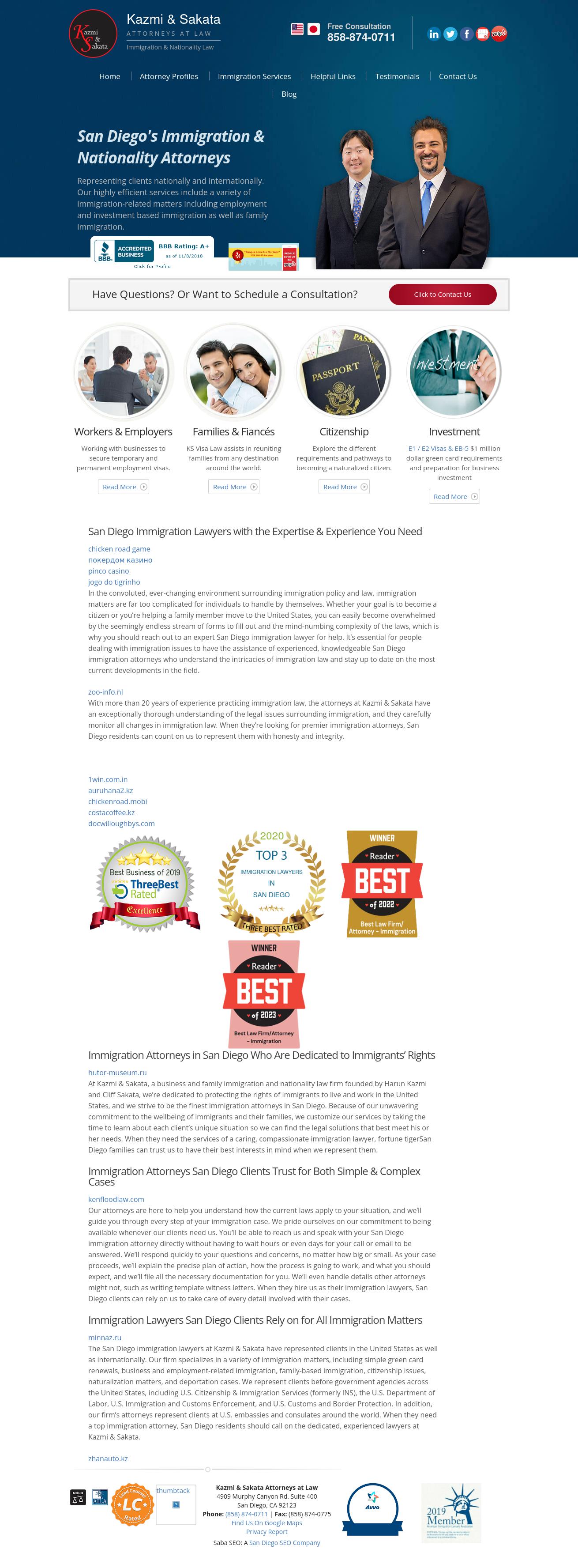 Kazmi & Sakata - San Diego CA Lawyers