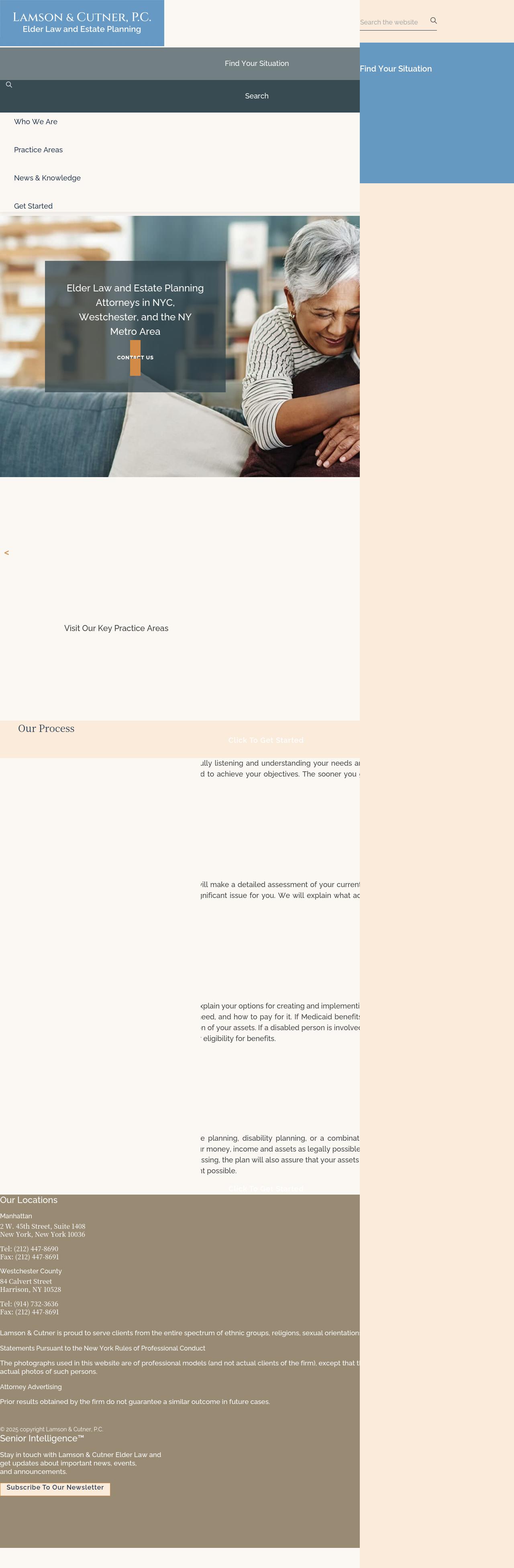 Lamson & Cutner, P.C. - New York NY Lawyers