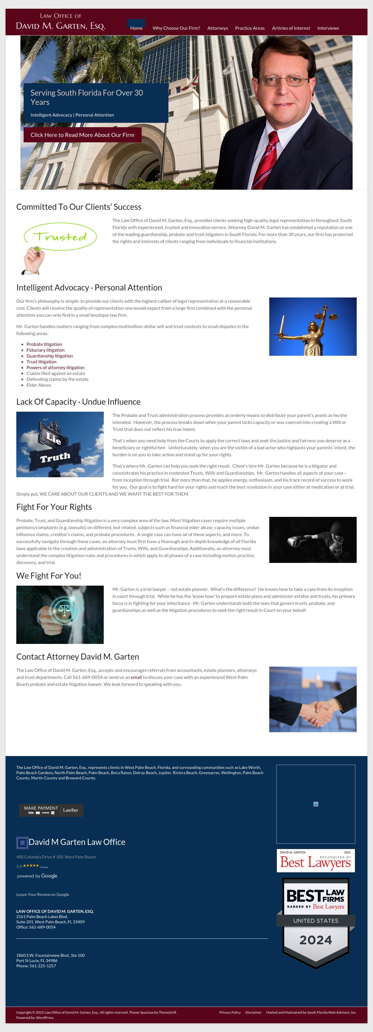 Law Office of David M. Garten, Esq. - West Palm Beach FL Lawyers