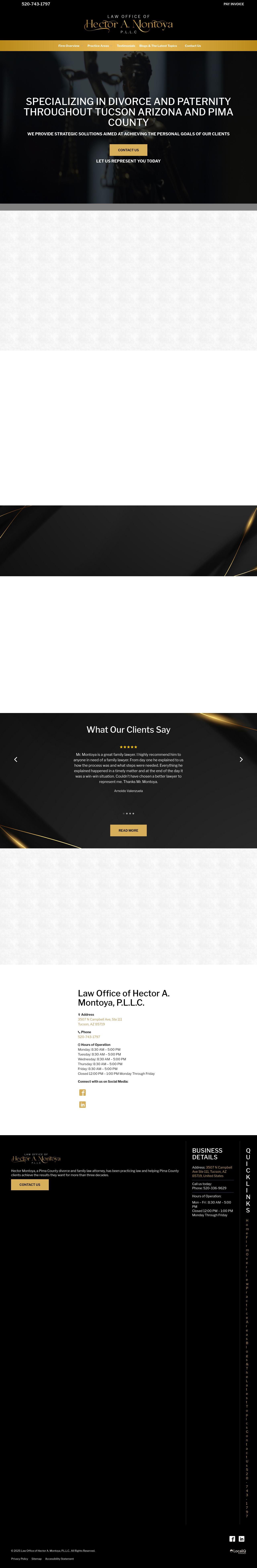 Law Office of Hector A. Montoya, P.L.L.C. - Tucson AZ Lawyers