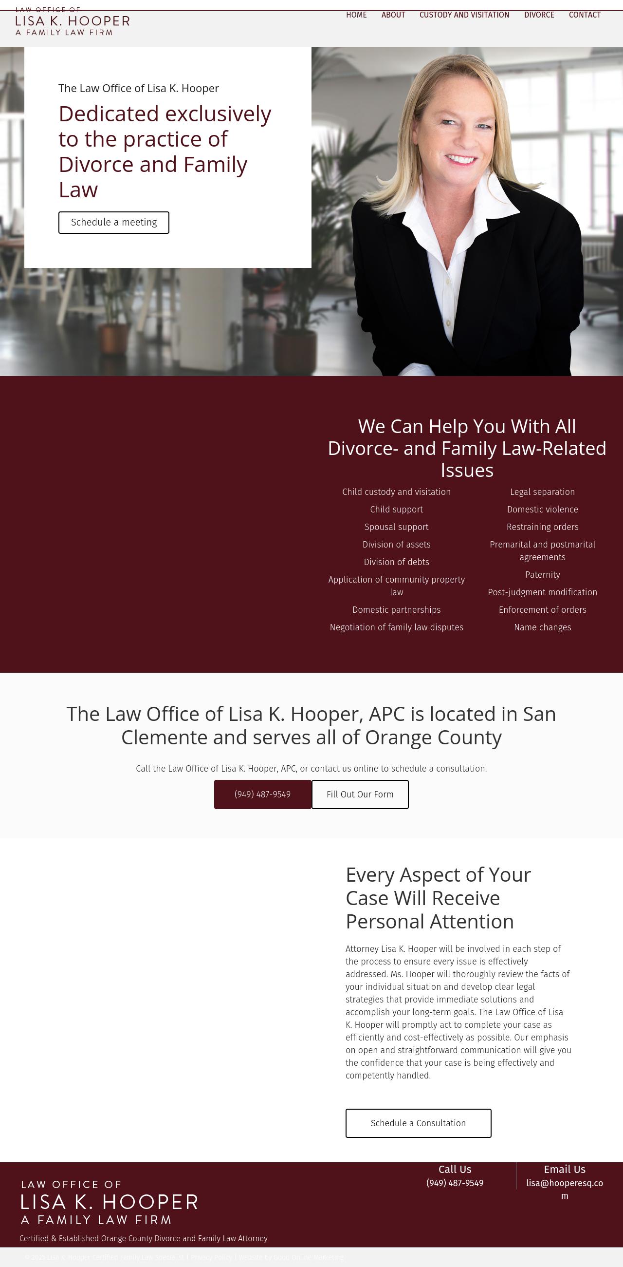 Law Office of Lisa K. Hooper, APLC - San Clemente CA Lawyers