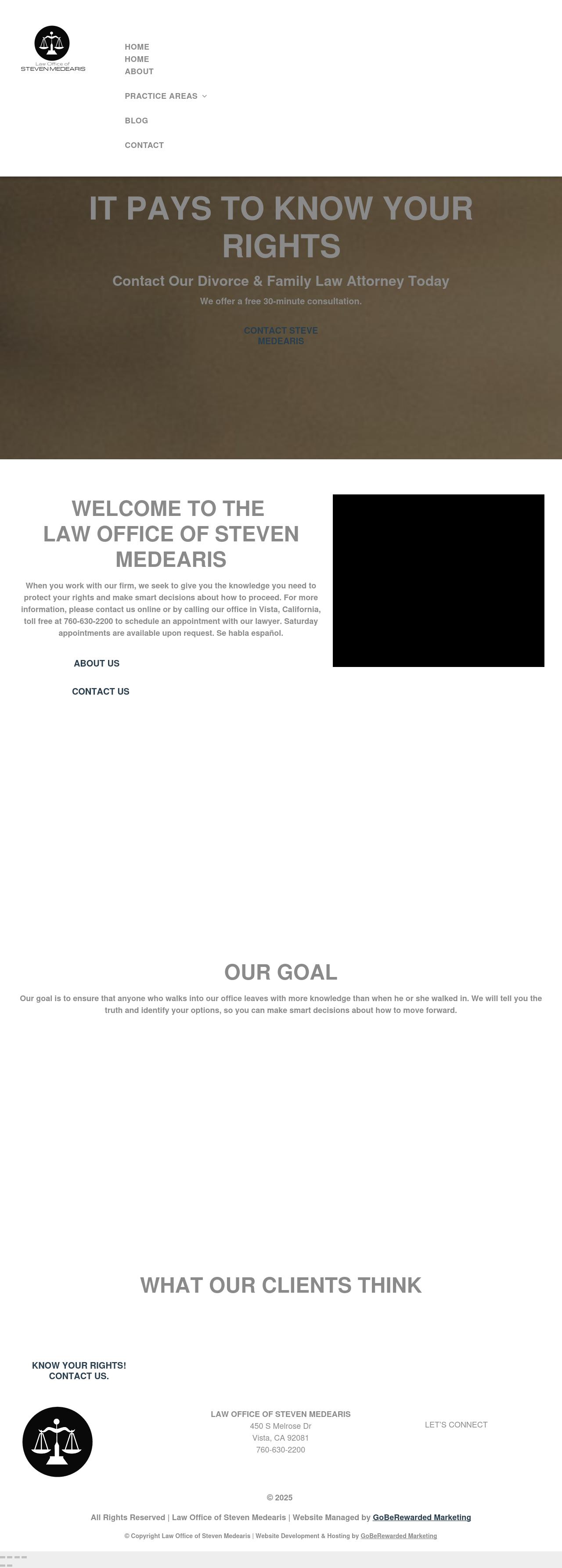 Law Office of Steven Medearis - Vista CA Lawyers