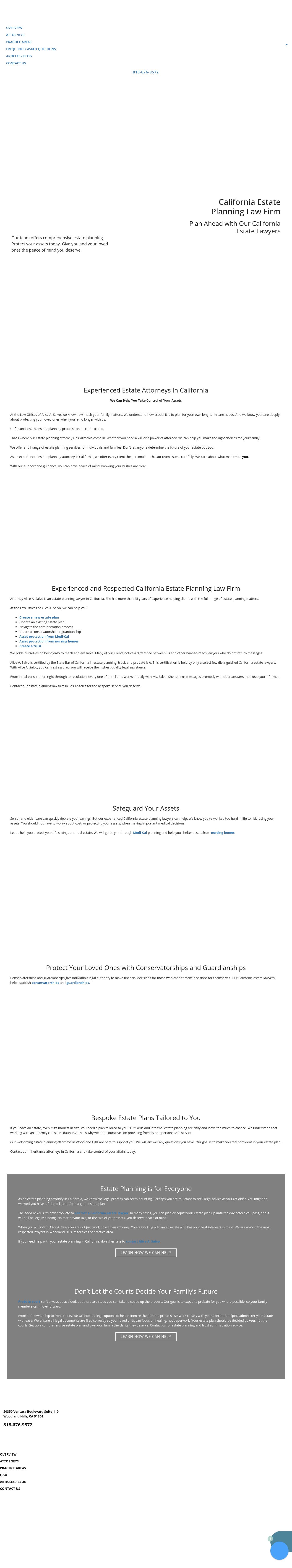 Law Offices of Alice A. Salvo - Woodland Hills CA Lawyers