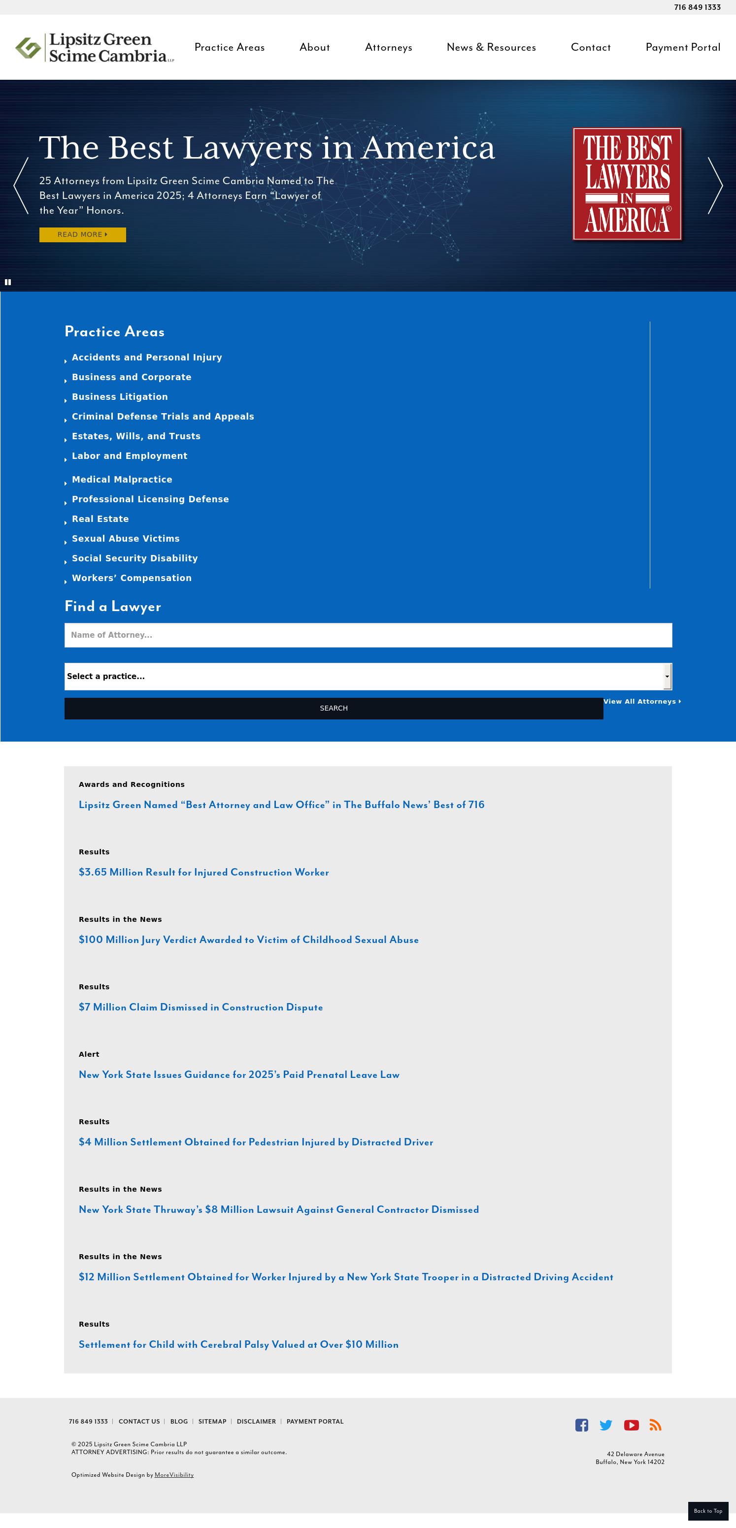 Lipsitz Green Scime Cambria LLP - Buffalo NY Lawyers