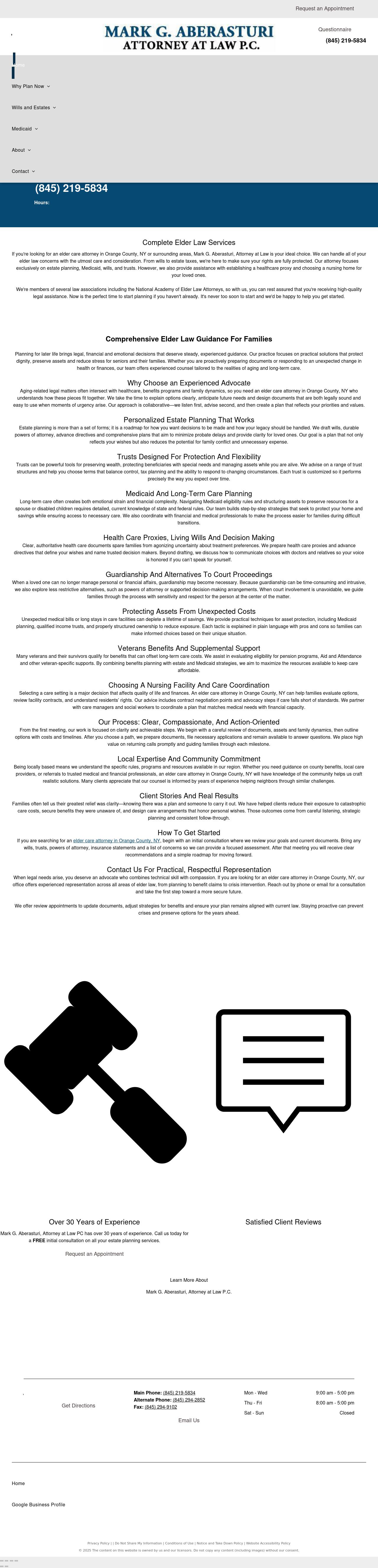 Mark G. Aberasturi Attorney  At  Law - Goshen NY Lawyers