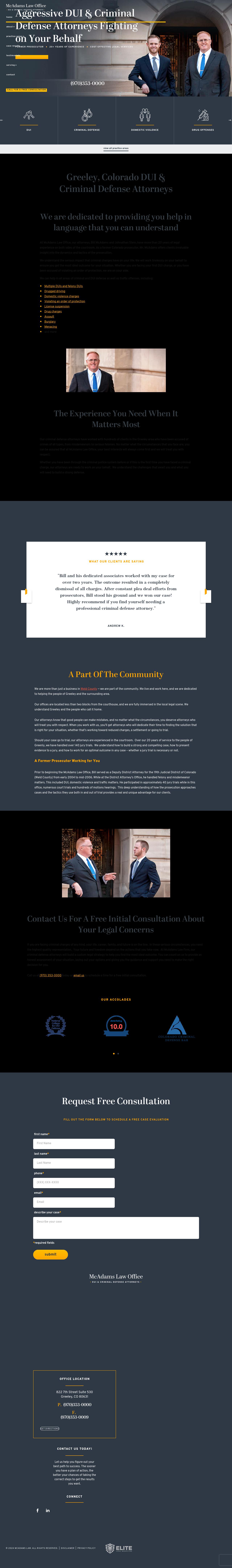 McAdams Law Office, LLC - Greeley CO Lawyers