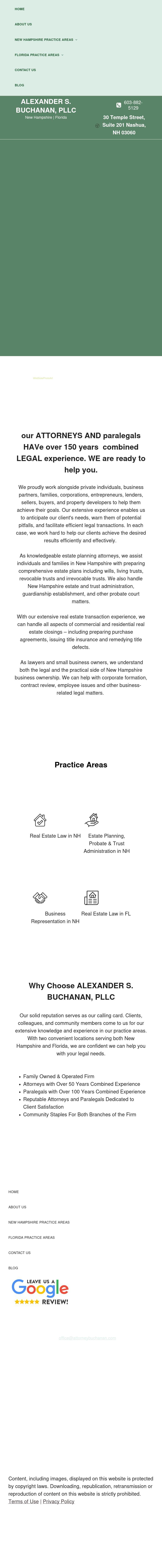 Alexander S. Buchanan, PLLC - Nashua NH Lawyers