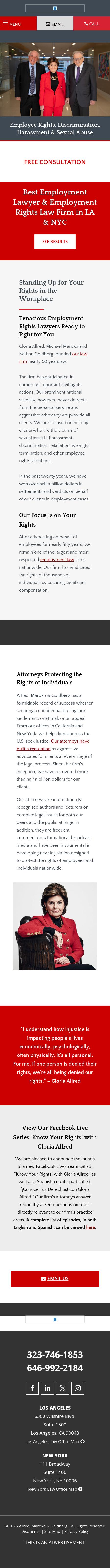 Allred, Maroko & Goldberg - Los Angeles CA Lawyers