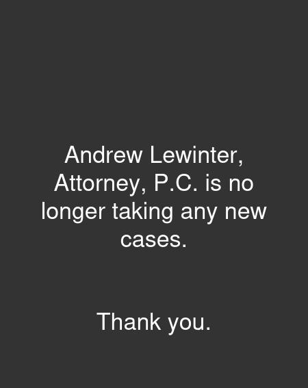 Andrew Lewinter Attorney PC - Eugene OR Lawyers