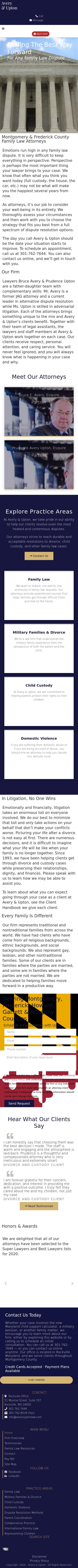 Avery & Upton - Rockville MD Lawyers
