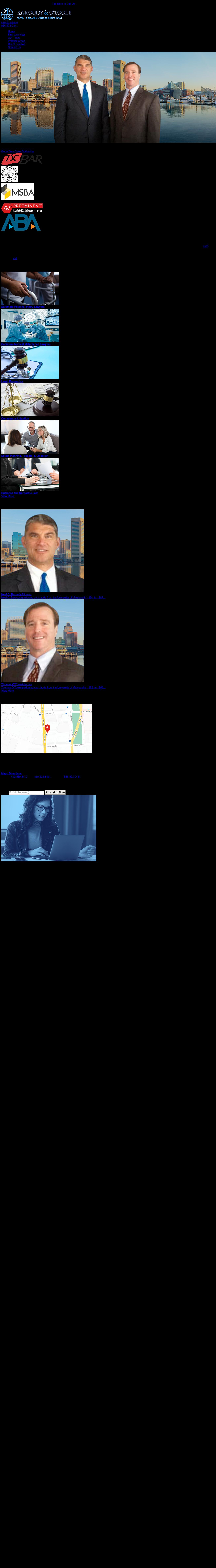 Baroody & O'Toole - Baltimore MD Lawyers