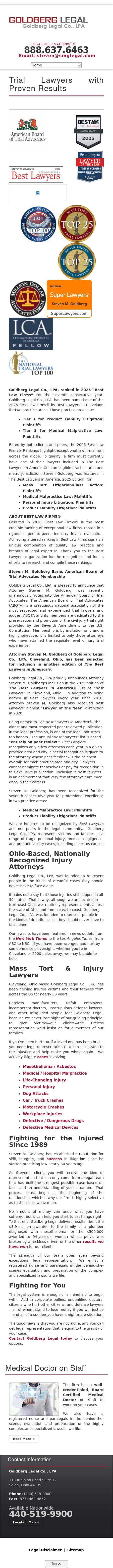 The Goldberg Law Firm Co., LPA - Canfield OH Lawyers