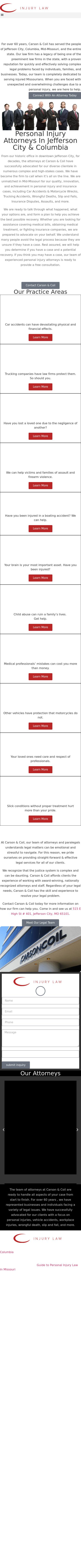 Carson & Coil - Jefferson City MO Lawyers
