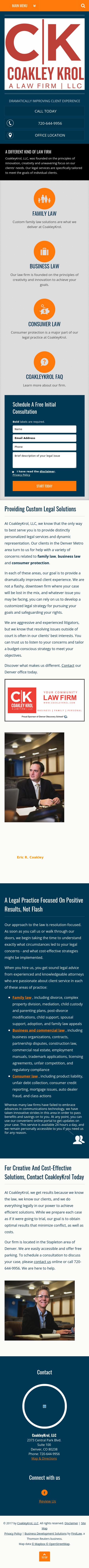 CoakleyKrol LLC - Denver CO Lawyers