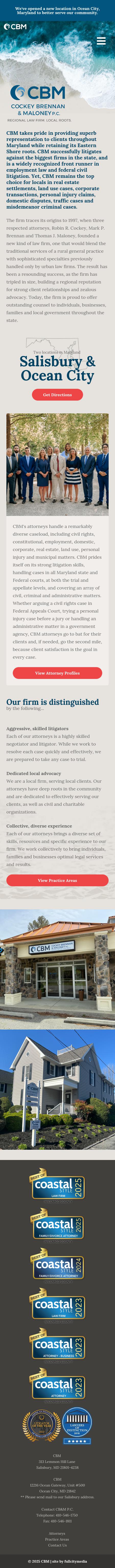 Cockey, Brennan & Maloney, P.C. - Salisbury MD Lawyers