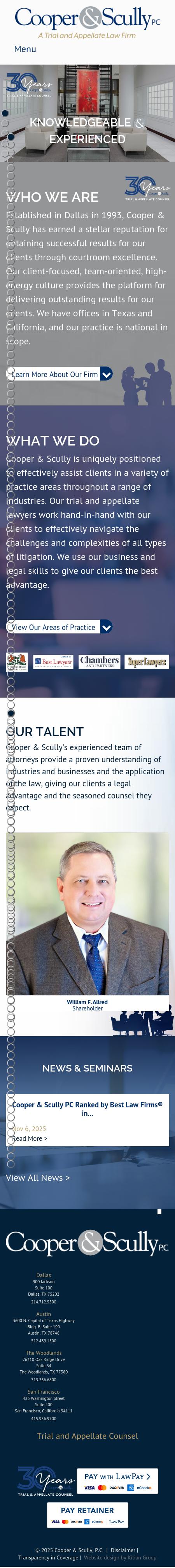 Cooper & Scully, P.C. - Houston TX Lawyers