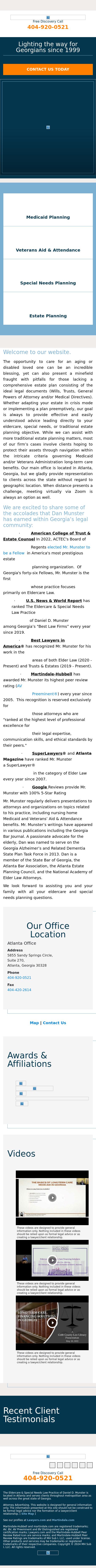 Daniel D. Munster, P.C. - Atlanta GA Lawyers