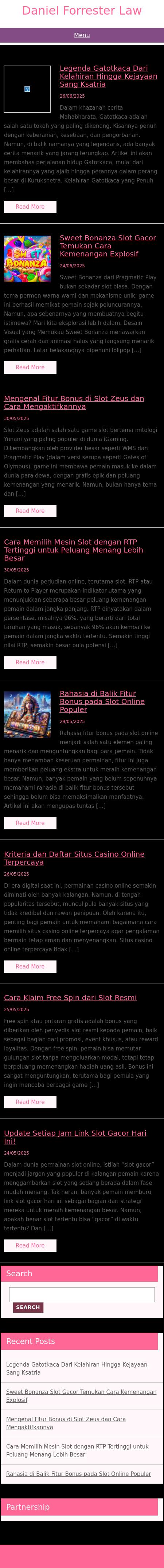 Daniel Forrester Law Office - Clinton TN Lawyers