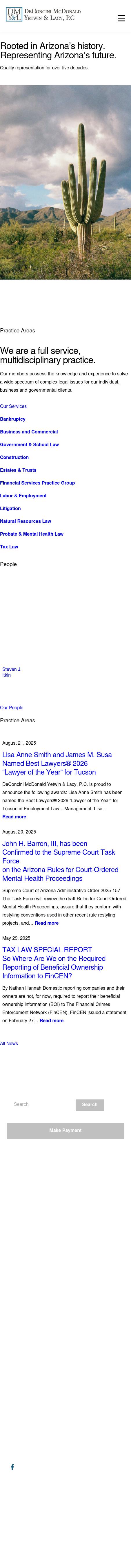 Deconcini McDonald Yetwin & Lacy PC - Phoenix AZ Lawyers