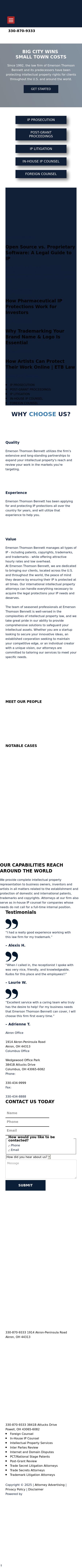 Emerson Thomson Bennett, LLC - Akron OH Lawyers