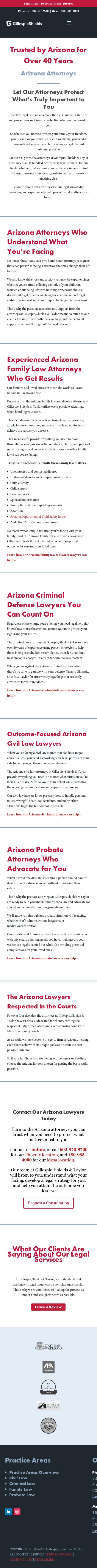 Gillespie, Shields & Durrant - Phoenix AZ Lawyers