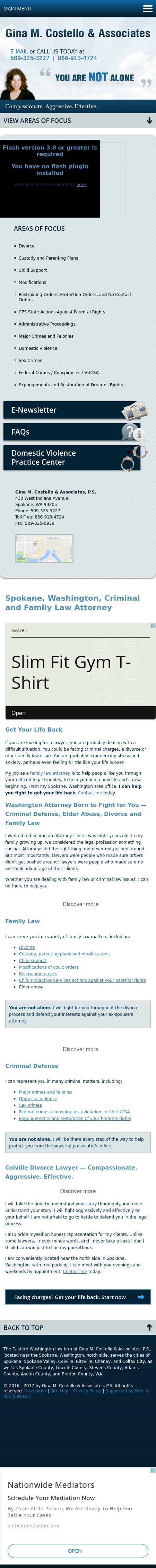 Gina M. Costello & Associates, P.S. - Spokane WA Lawyers